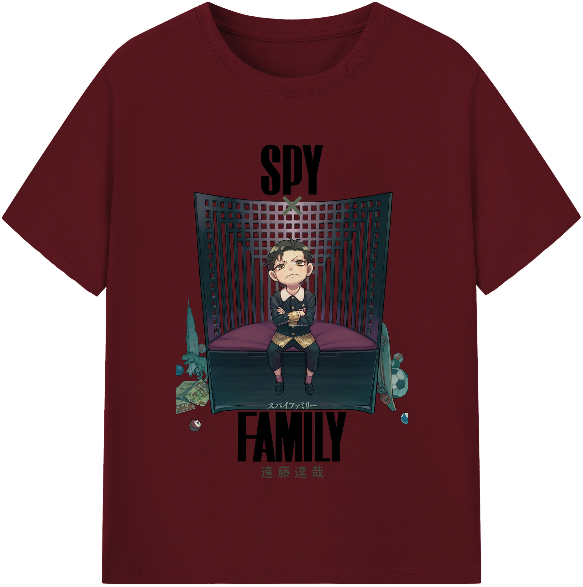 （画像用） SPY×FAMILY间谍家家酒 綿100％半袖Tシャツ（フロントプリント）
